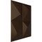 Ekena Millwork 19 5/8in. W x 19 5/8in. H Ellis EnduraWall Decorative 3D Wall Panel Covers 2.67 Sq. Ft. WP20X20ELCAB - alternate 2